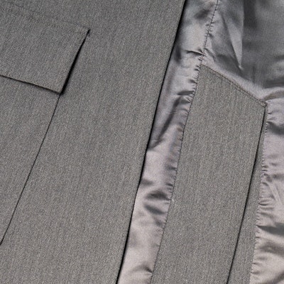 (W) ARMANI EXCHANGE Blazer Logo Kelabu Single-Breasted SS23. 6LYG22-YN2GZ-6910 Sizing (W) ARMANI EXCHANGE Blazer Logo Kelabu Single-Breasted SS23. 6LYG22-YN2GZ-6910