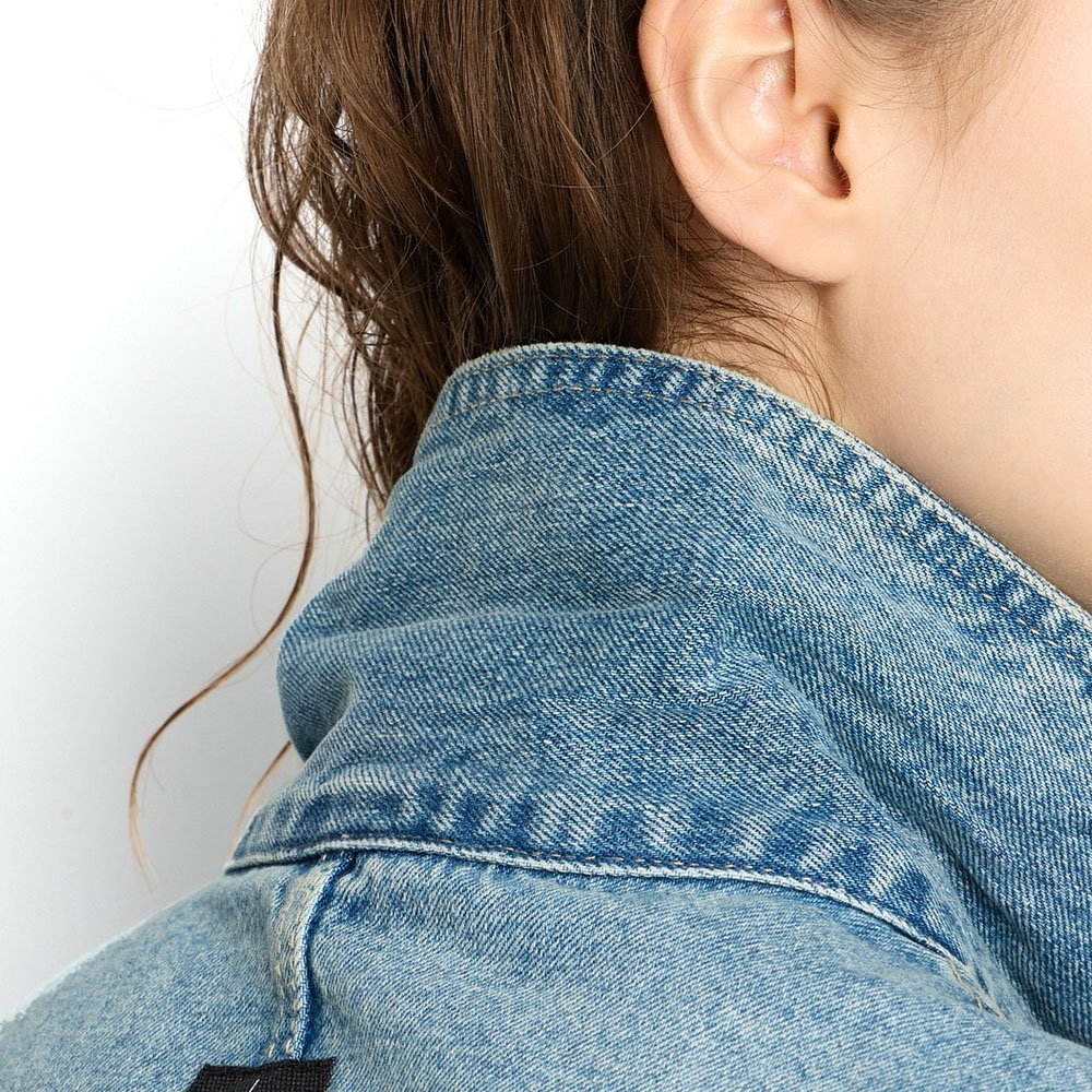 Details for (W) 아르마니 익스체인지 워싱 데님 긴팔 자켓 블루 - SS24. 8NYB34-Y4AAZ-150A