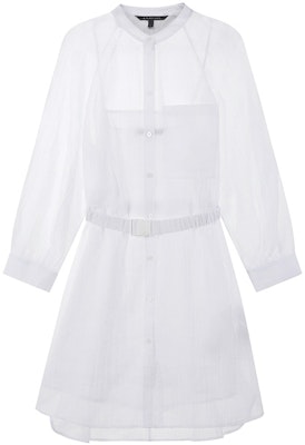 (W) 阿玛尼AX白色长袖衬衫连衣裙 3RYA13-YN3KZ-1000 Buy (W) 阿玛尼AX白色长袖衬衫连衣裙 3RYA13-YN3KZ-1000