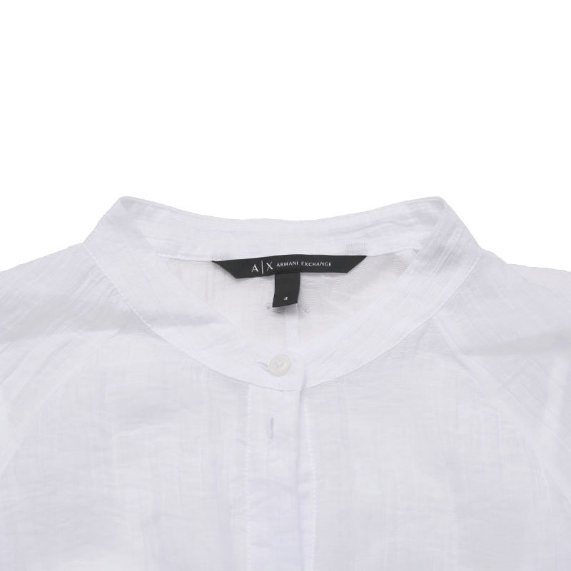 Details for (W) 阿玛尼AX白色长袖衬衫连衣裙 3RYA13-YN3KZ-1000