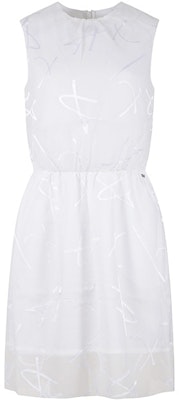 (W) 阿玛尼AX 白色无袖标志提花中长连衣裙 3RYA27-YN2KZ-1000 Order (W) 阿玛尼AX 白色无袖标志提花中长连衣裙 3RYA27-YN2KZ-1000