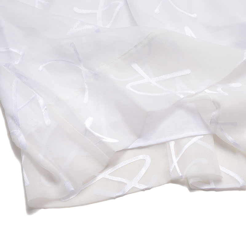 Sizing (W) 阿玛尼AX 白色无袖标志提花中长连衣裙 3RYA27-YN2KZ-1000