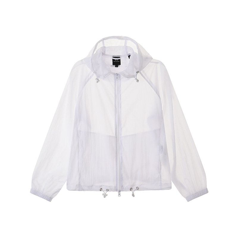 Order (W) 아르마니 익스체인지 화이트 집업 후디 재킷 SS24 3DYB62-YN8TZ-1000