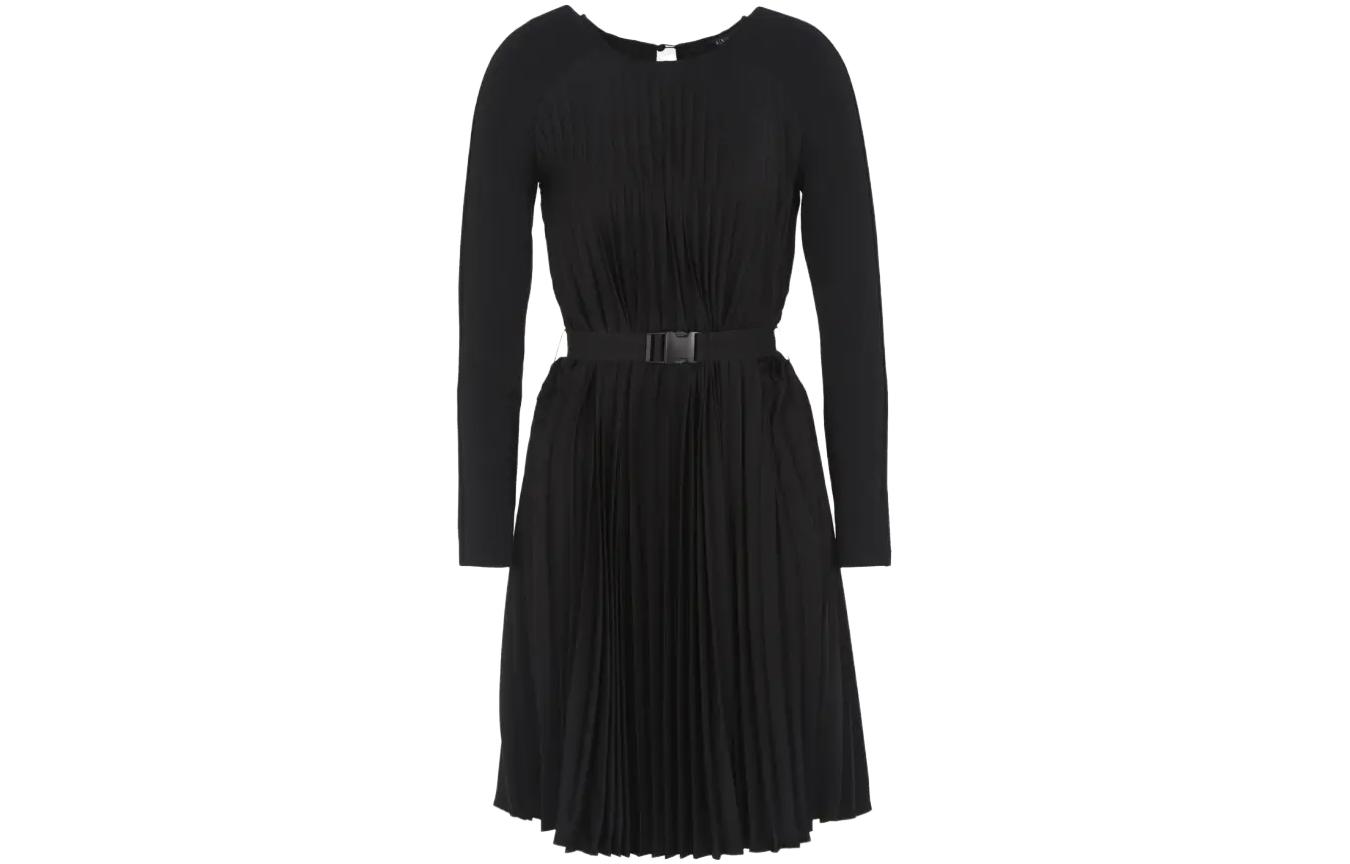 Details for (W) ARMANI EXCHANGE AE FW23 女款百褶長袖綁帶連衣裙。 6RYA75-YN6PZ-1200