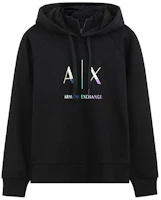 (Women) Armani Exchange AE SS23 Black Sweatshirt with Logo Print 6LYM44-YJBQZ-1200 (Women) Armani Exchange AE SS23 Black Sweatshirt with Logo Print 6LYM44-YJBQZ-1200