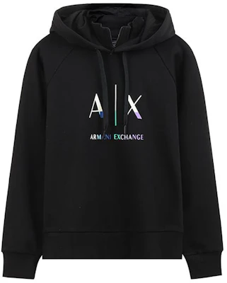 (W) Armani Exchange AE SS23 黑色Logo印花長袖運動衫 6LYM44-YJBQZ-1200 Buy (W) Armani Exchange AE SS23 黑色Logo印花長袖運動衫 6LYM44-YJBQZ-1200