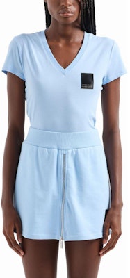 (W) ARMANI EXCHANGE AE SS24 淺藍色標誌休閒拉鍊短褲。 3DYS91-YJFDZ-15DD Lookbook (W) ARMANI EXCHANGE AE SS24 淺藍色標誌休閒拉鍊短褲。 3DYS91-YJFDZ-15DD