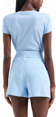 (W) ARMANI EXCHANGE AE SS24 淺藍色標誌休閒拉鍊短褲。 3DYS91-YJFDZ-15DD Shop (W) ARMANI EXCHANGE AE SS24 淺藍色標誌休閒拉鍊短褲。 3DYS91-YJFDZ-15DD