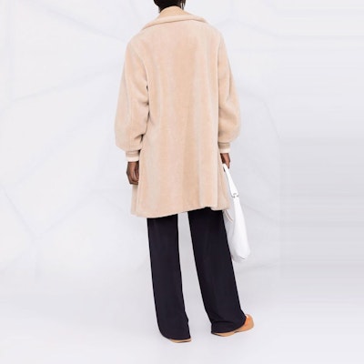 (Women) Armani Exchange Beige Fleece Collar Coat Jacket. 6KYK20-YNUSZ-1678 Shop (Women) Armani Exchange Beige Fleece Collar Coat Jacket. 6KYK20-YNUSZ-1678