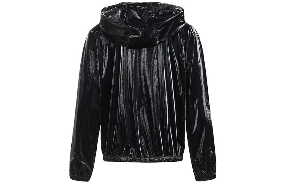 Lookbook (Women) Armani Exchange Black Logo Printed Jacket SS23 Collection 6LYB26-YN3HZ-1200