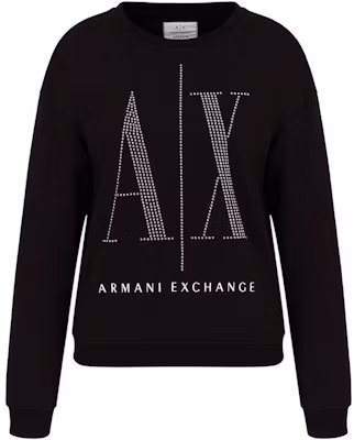 (W) Sudadera Negra con Logo Tachonado Armani Exchange Crewneck SS22. 8NYM01-YJ68Z-1200 Buy (W) Sudadera Negra con Logo Tachonado Armani Exchange Crewneck SS22. 8NYM01-YJ68Z-1200