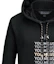 Lookbook (Women) Armani Exchange Black Pullover Hoodie with Logo Print 6LYM27-YJ5VZ-1200