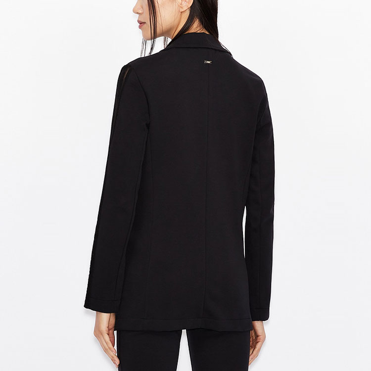 Details for (W) 阿玛尼AX黑色修身单扣西装外套长袖夹克 6HYG70-YJ3BZ-1200