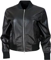 (Women) Armani Exchange Black Solid Zipper Short Long-Sleeve Jacket 6RYB62-YN8PZ-1200 (Women) Armani Exchange Black Solid Zipper Short Long-Sleeve Jacket 6RYB62-YN8PZ-1200