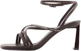 (Women) Armani Exchange Buckle High-Heel Square Toe Sandal 'Black Fashion' XDP033XV68800002 (Women) Armani Exchange Buckle High-Heel Square Toe Sandal 'Black Fashion' XDP033XV68800002