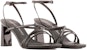 (W) Armani Exchange Sandal Tumit Tinggi Persegi 'Black Fashion' XDP033XV68800002