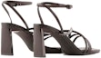 Purchase (W) Armani Exchange Sandal Tumit Tinggi Persegi 'Black Fashion' XDP033XV68800002