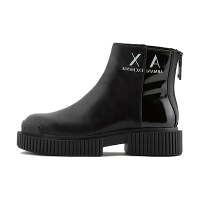 (W) Armani Exchange CMFT Bootie 'Black'