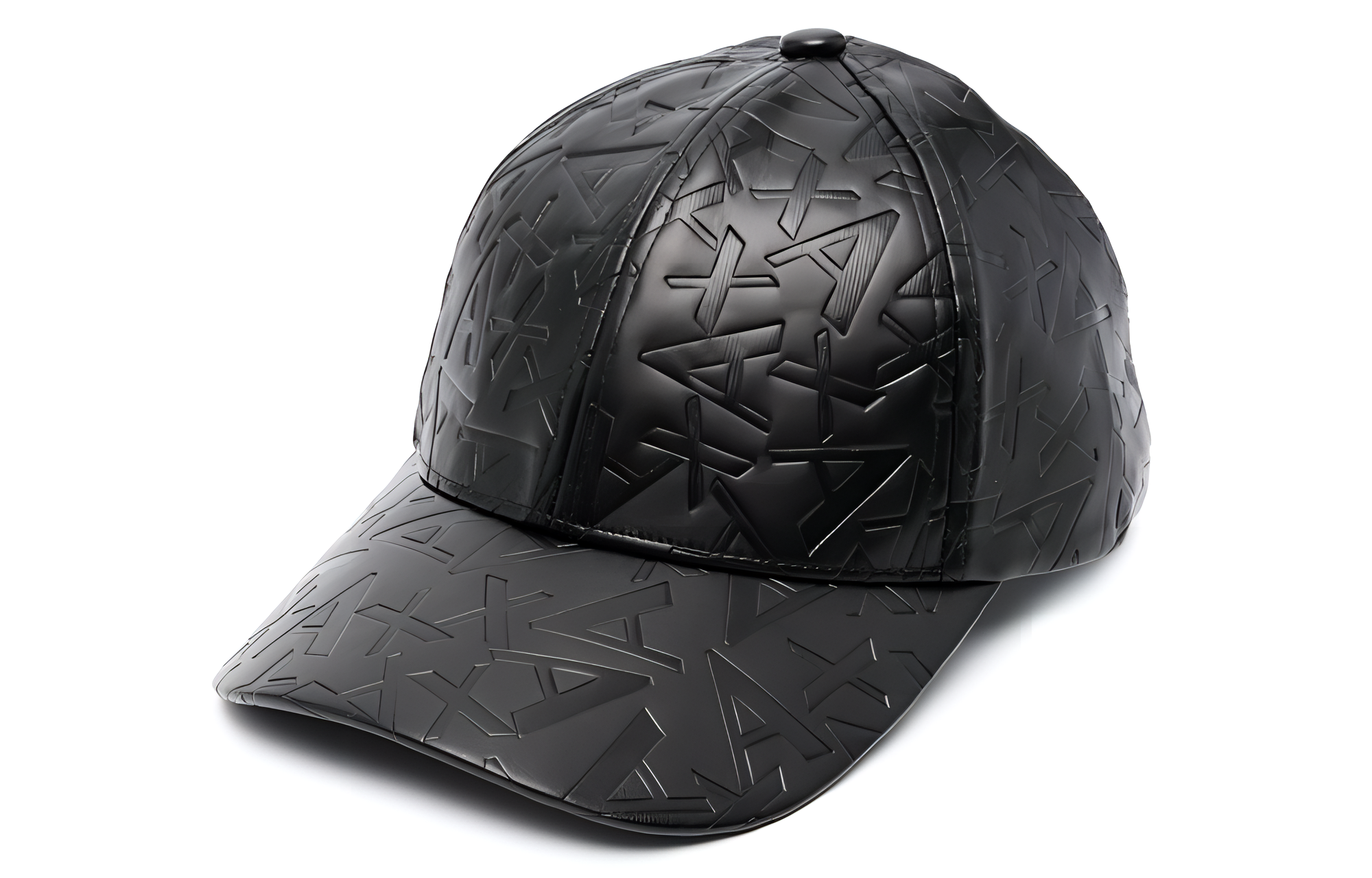 (Women) Armani Exchange Embossed Logo Polyester Black Cap for Women 9442013F101