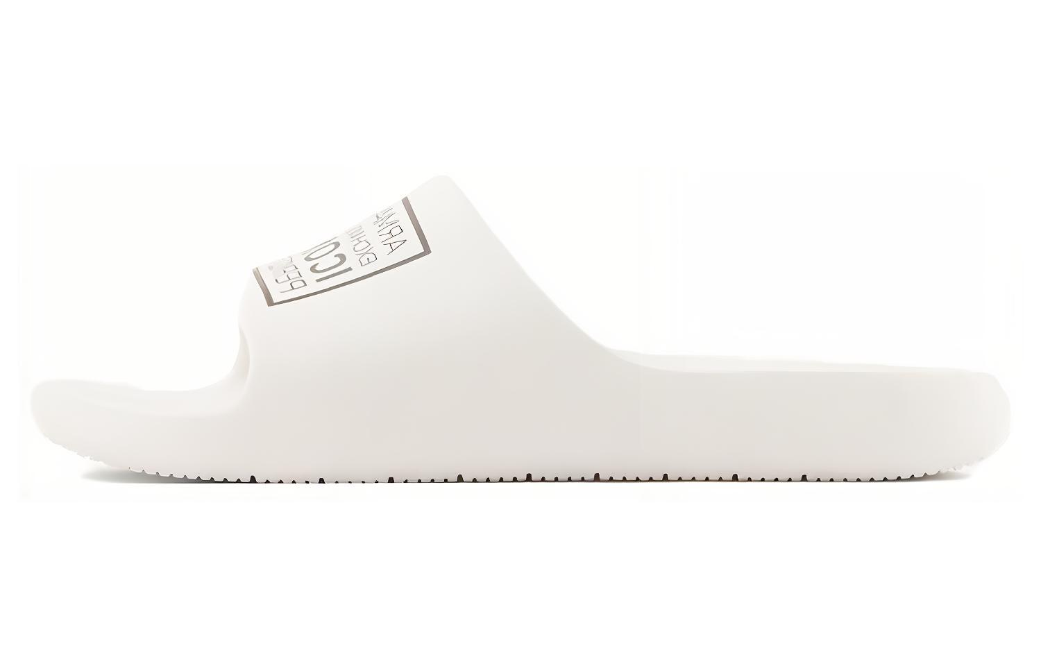 (W) Armani Exchange EVA 'Fashion White Slides'