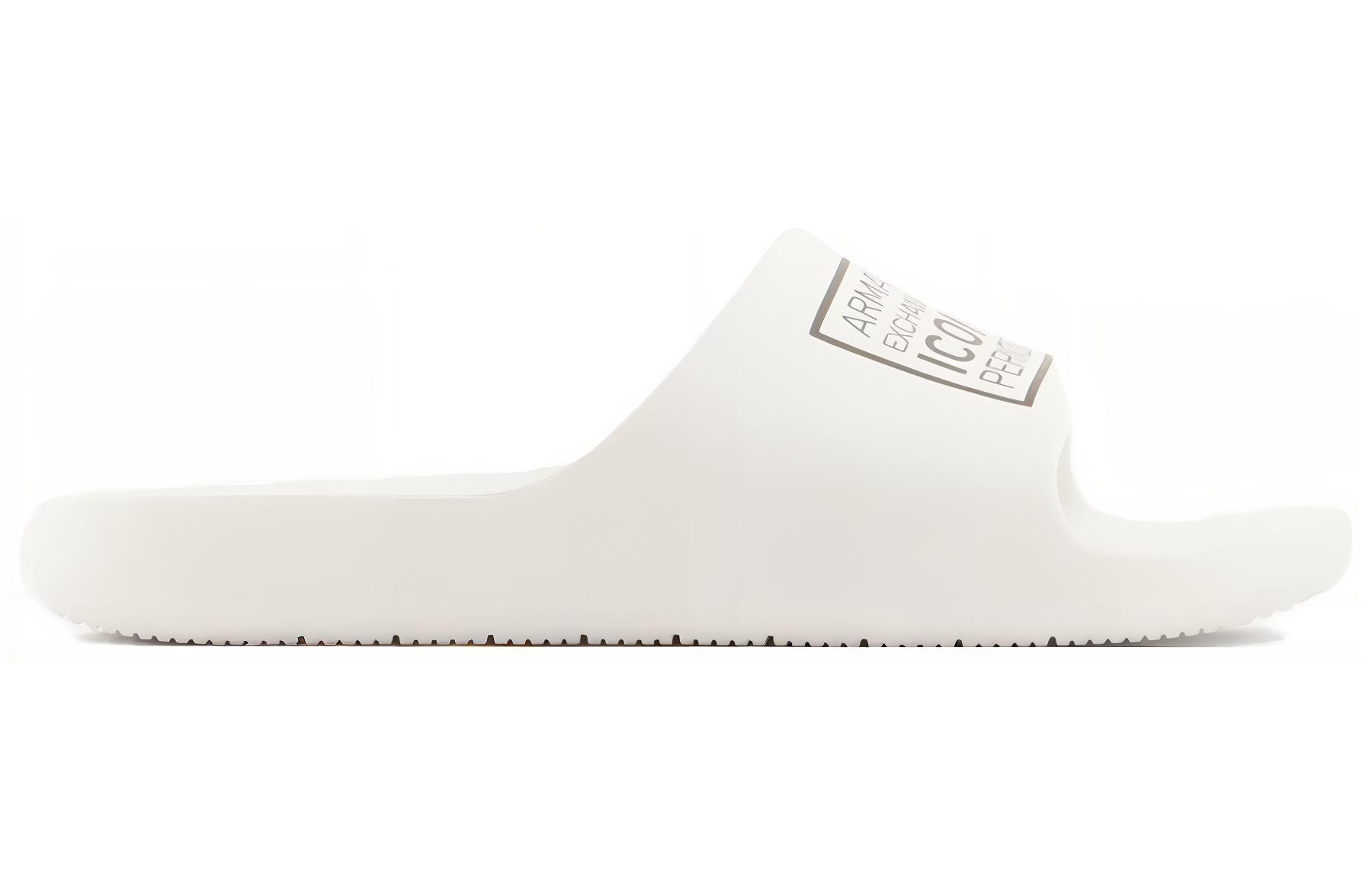 (W) Armani Exchange EVA 'Fashion White Slides' 圖 2