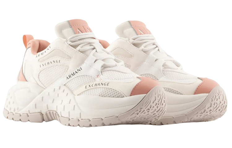 (W) Armani Exchange Fabric Low Top 'White' 圖 2
