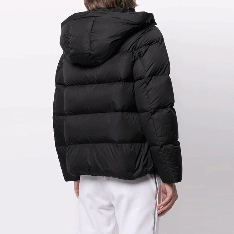 Shop (W) 아르마니 익스체인지 FW21 블랙 지퍼업 코튼 재킷 6KYB14-YNUNZ-1200