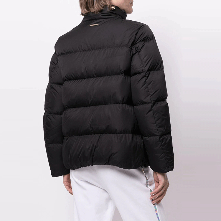 Purchase (W) 아르마니 익스체인지 FW21 블랙 지퍼업 코튼 재킷 6KYB14-YNUNZ-1200