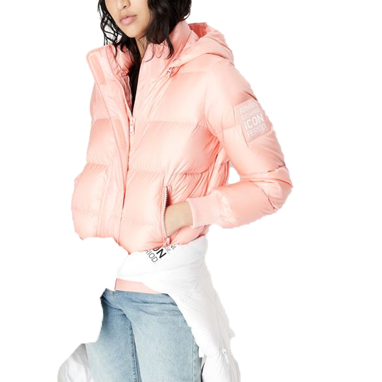 Details for (W) アルマーニエクスチェンジ FW22 キルティング パファージャケット ピンク 8NYB40-YNYNZ-114AH