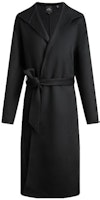 (Women) ARMANI EXCHANGE FW23 Black Solid Waist-Tie Coat. 6RYL22-YN4PZ-1200 (Women) ARMANI EXCHANGE FW23 Black Solid Waist-Tie Coat. 6RYL22-YN4PZ-1200