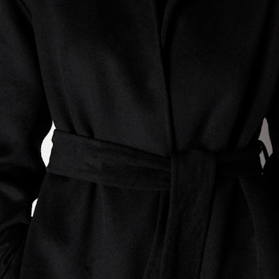 (Women) ARMANI EXCHANGE FW23 Black Solid Waist-Tie Coat. 6RYL22-YN4PZ-1200 Sizing (Women) ARMANI EXCHANGE FW23 Black Solid Waist-Tie Coat. 6RYL22-YN4PZ-1200