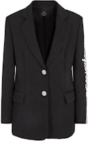 (Women) Armani Exchange FW23 Logo Embroidered Single-Breasted Blazer. 6RYG05-YN4LZ-11200 (Women) Armani Exchange FW23 Logo Embroidered Single-Breasted Blazer. 6RYG05-YN4LZ-11200