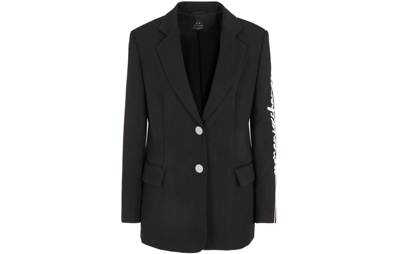 Order (W) Armani Exchange FW23 Blazer Sulaman Logo Single-Breasted. 6RYG05-YN4LZ-11200