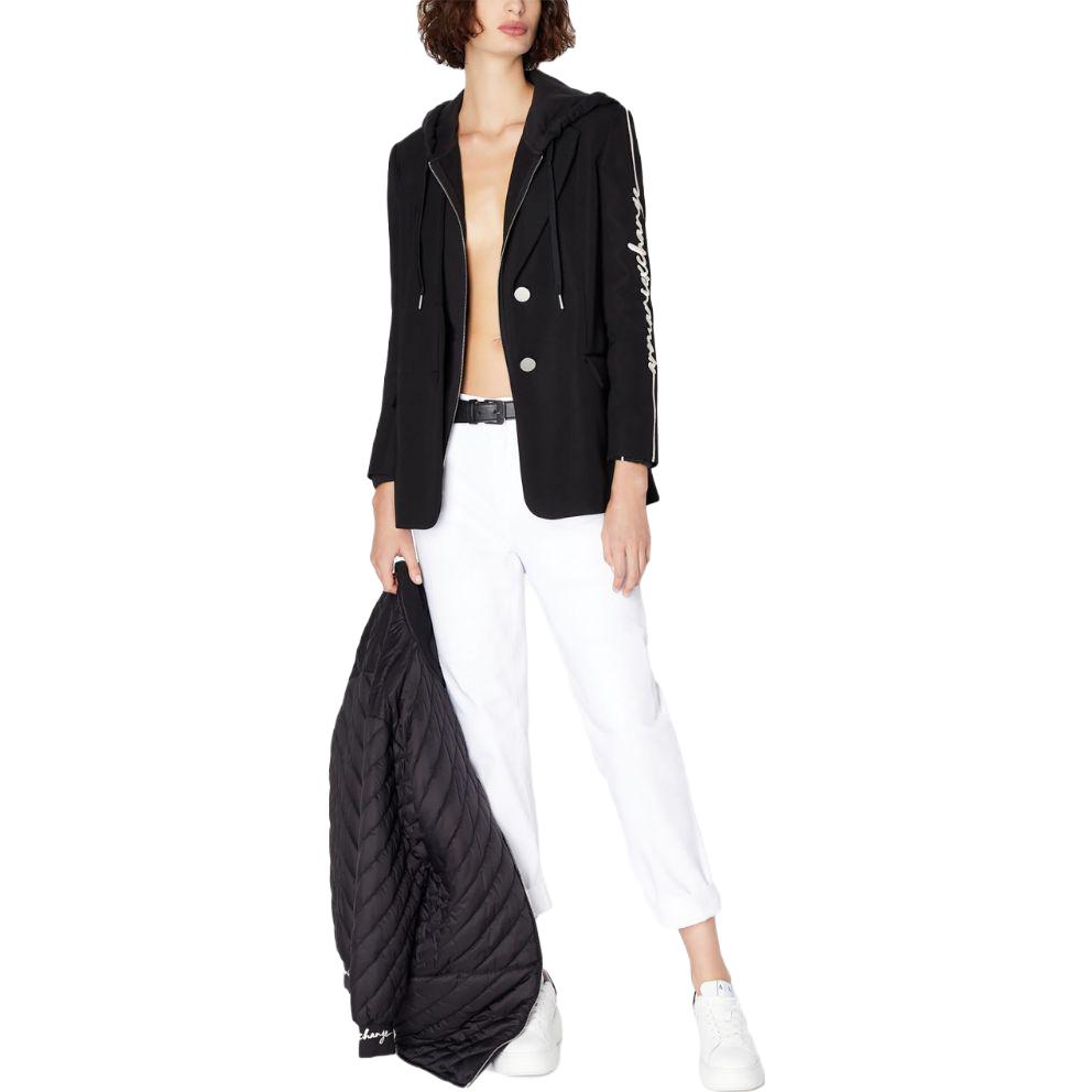 Lookbook (W) Armani Exchange FW23 Blazer Sulaman Logo Single-Breasted. 6RYG05-YN4LZ-11200