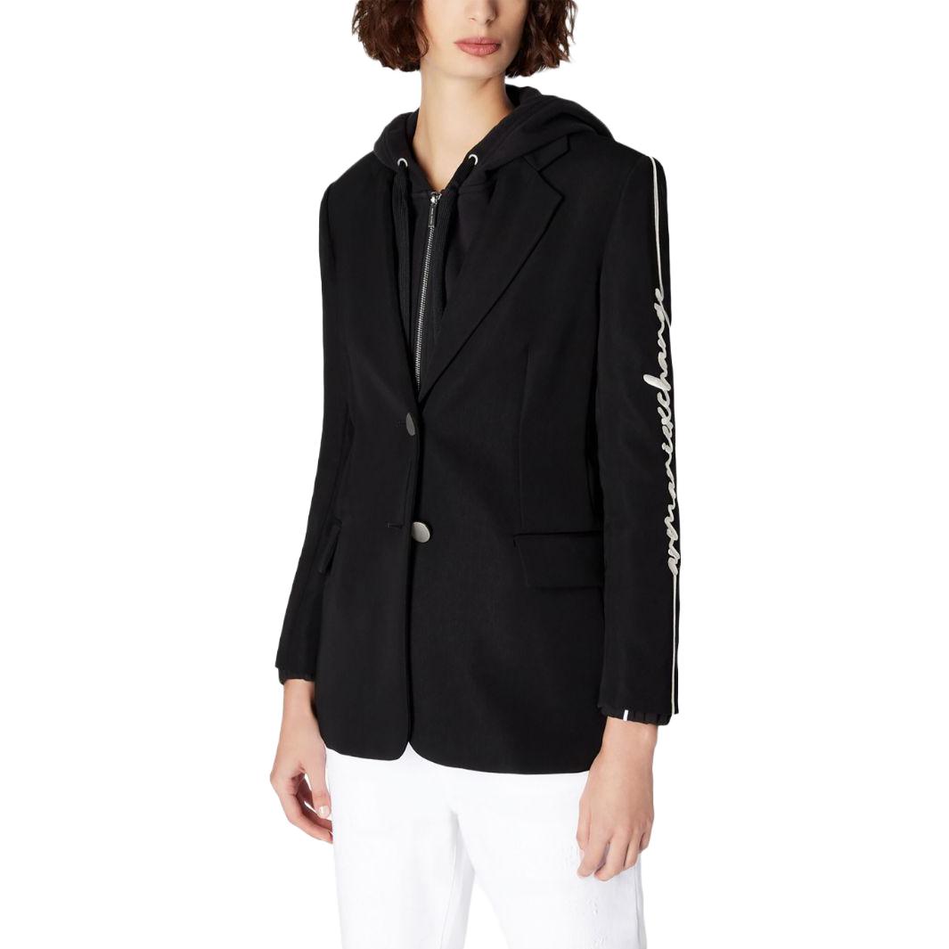 Purchase (W) Armani Exchange FW23 Blazer Sulaman Logo Single-Breasted. 6RYG05-YN4LZ-11200