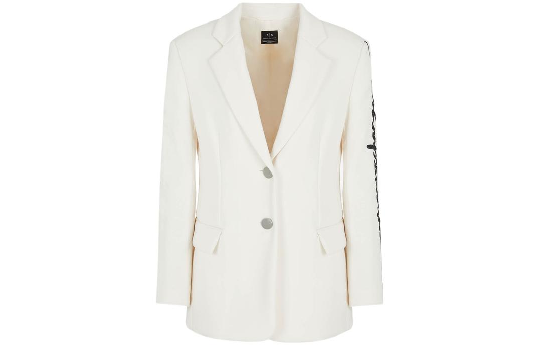 Sizing (W) Armani Exchange FW23 Blazer Sulaman Logo Single-Breasted. 6RYG05-YN4LZ-11200