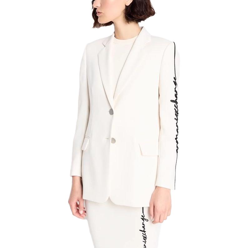 Cheap (W) Armani Exchange FW23 Blazer Sulaman Logo Single-Breasted. 6RYG05-YN4LZ-11200