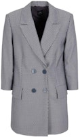 (Women) ARMANI EXCHANGE FW23 Navy Blue Plaid Double-Breasted Blazer. 6RYG22-YN6MZ-25ES (Women) ARMANI EXCHANGE FW23 Navy Blue Plaid Double-Breasted Blazer. 6RYG22-YN6MZ-25ES