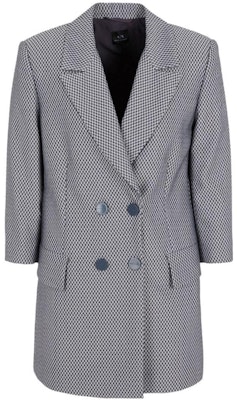 (W) ARMANI EXCHANGE FW23 Blazer Biru Tua Plaid Double-Breasted. 6RYG22-YN6MZ-25ES Buy (W) ARMANI EXCHANGE FW23 Blazer Biru Tua Plaid Double-Breasted. 6RYG22-YN6MZ-25ES