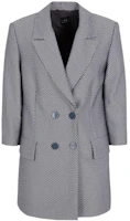 Order (W) ARMANI EXCHANGE FW23 海軍藍格紋雙排扣西裝外套 6RYG22-YN6MZ-25ES