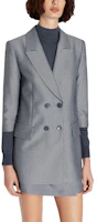 Purchase (W) ARMANI EXCHANGE FW23 海軍藍格紋雙排扣西裝外套 6RYG22-YN6MZ-25ES
