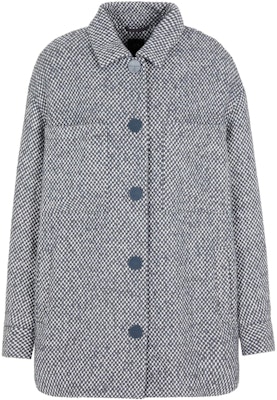 (Women) ARMANI EXCHANGE FW23 Patchwork Checkered Print Single-Breasted Coat Women Blue Gray 6RYB23-YN7MZ-25ES Buy (Women) ARMANI EXCHANGE FW23 Patchwork Checkered Print Single-Breasted Coat Women Blue Gray 6RYB23-YN7MZ-25ES