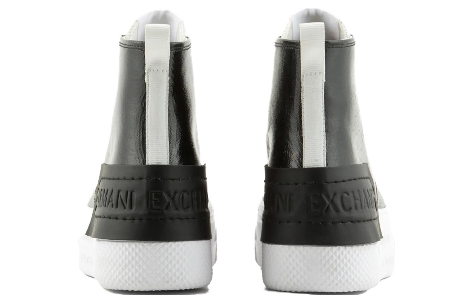 (W) Armani Exchange High-Top Sneaker 'Black CMFT Casual' 圖 4