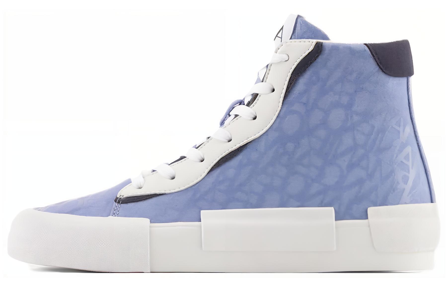 (Women) Armani Exchange High-Top Sneaker 'Blue Comfort Casual' XDZ027XV6971S197