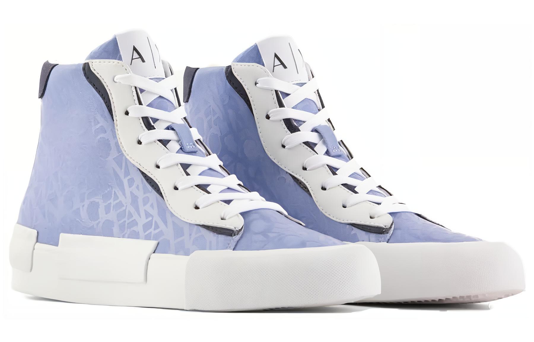 Order (Women) Armani Exchange High-Top Sneaker 'Blue Comfort Casual' XDZ027XV6971S197