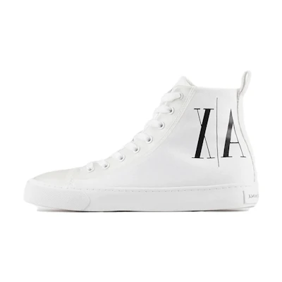 (W) Armani Exchange High-Top Sneaker 'White CMFT Casual'