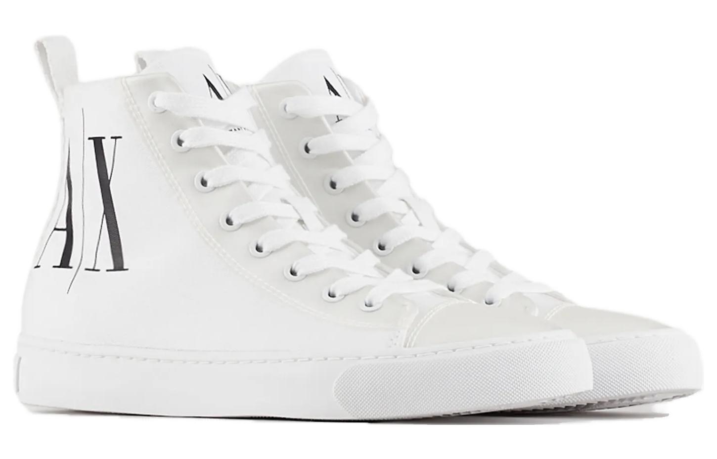 (W) Armani Exchange High-Top Sneaker 'White CMFT Casual' 圖 2