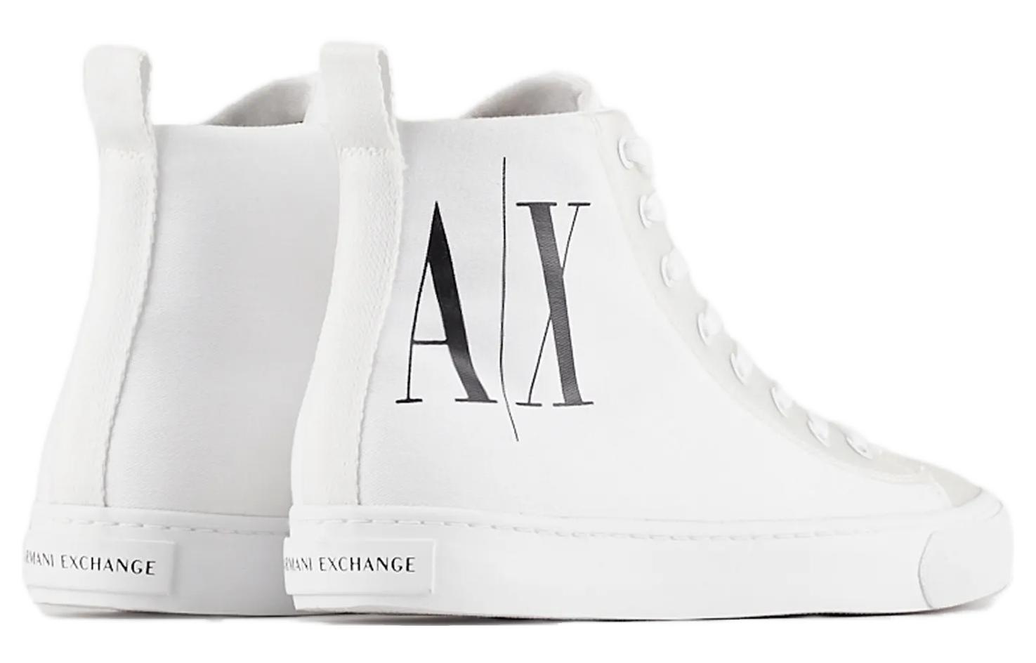 (W) Armani Exchange High-Top Sneaker 'White CMFT Casual' 圖 3