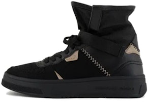 (Women) Armani Exchange High-Top Sneakers 'Black Mesh' XDZ031XV730100002 (Women) Armani Exchange High-Top Sneakers 'Black Mesh' XDZ031XV730100002