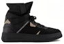 Order (W) Armani Exchange High-Top Sneakers 'Black Mesh' Kasut Tinggi Jaring Hitam XDZ031XV730100002